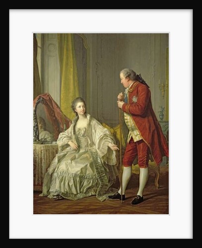 Portrait of the Marquis de Marigny and his Wife, Marie-Francoise Constance Julie Filleul, 1769 by Louis Michel van Loo