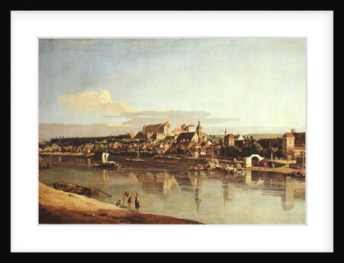 View of Pirna from the right bank of the Elbe, c.1753 by Bernardo Bellotto