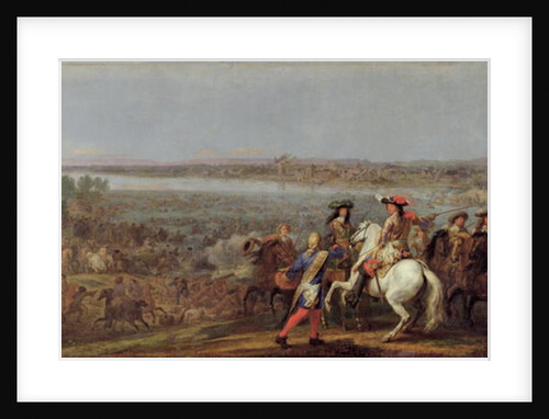The Crossing of the Rhine, 12th June 1672 by Adam Frans van der Meulen