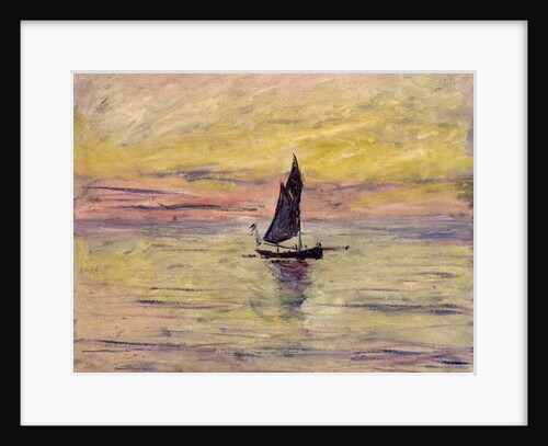 The Sailing Boat, Evening Effect, 1885 by Claude Monet