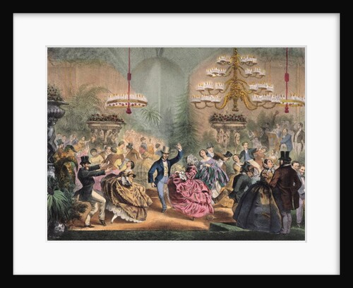 Ball in the Jardin d'Hiver, 33 Champs-Elysees, Paris, c.1865 by French School