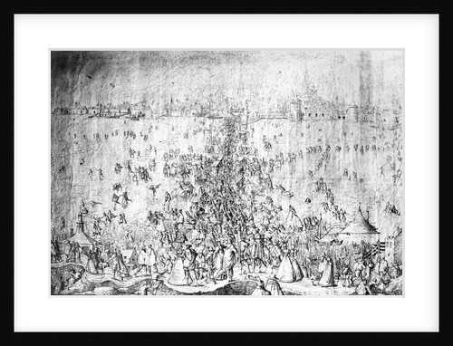 Amusements on the River Escaut by Joris Hoefnagel