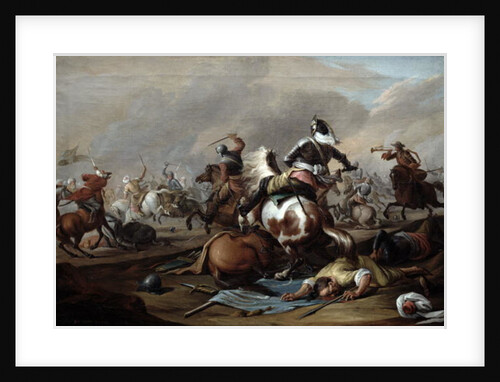 The Clash of the Cavalry, 1770 by Dirk Langendyk