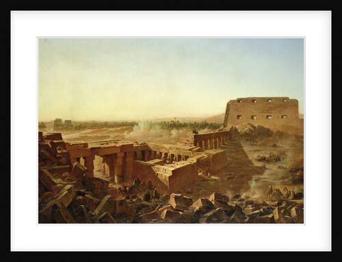 The Battle at the Temple of Karnak: The Egyptian Campaign by Jean Charles Langlois