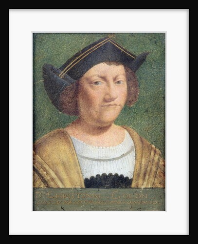 Portrait of Christopher Columbus by Spanish School