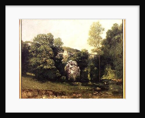 The stream of the Breme emerging from the Puits Noir, 1865 by Gustave Courbet