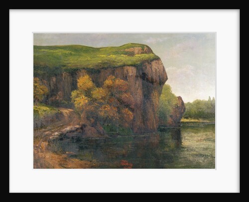 Rocky Cliffs by Gustave Courbet