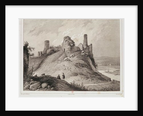 View of Berwick Castle, Berwick-upon-Tweed by Francois Alexandre Pernot