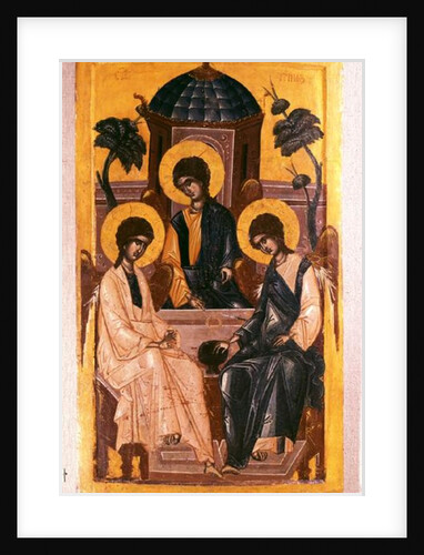 The Holy Trinity by Serbian School