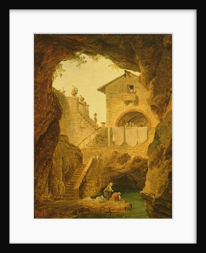 The Fountain under the Grotto by Hubert Robert