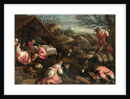 Winter by Jacopo Bassano