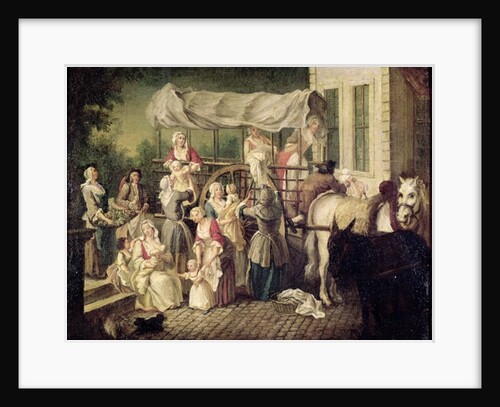 The Arrival of the Wetnurses by Etienne Jeaurat