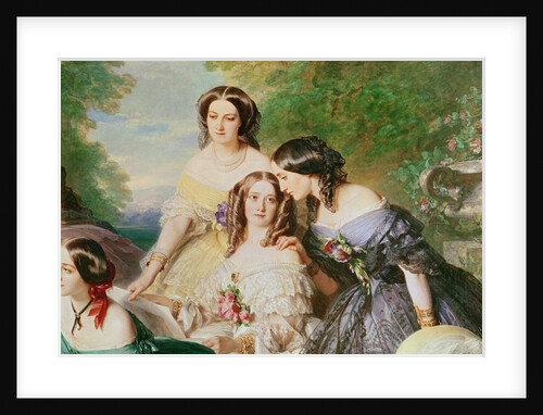 Empress Eugenie and her Ladies in Waiting by Franz Xaver Winterhalter