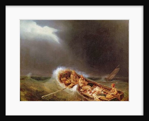 Boats from Dieppe Returning from Fishing by Louis Eugene Gabriel Isabey