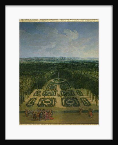 Promenade of Louis XIV in the Gardens of the Grand Trianon, 1713 by Charles Chastelain