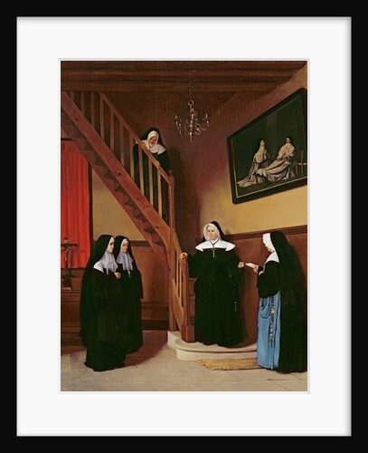 The Letter of Recommendation, 1859 by Francois Bonvin