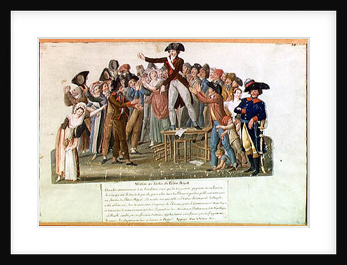 Motion in the Garden of the Palais-Royal, July 1789 by Lesueur Brothers