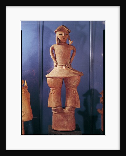Haniwa figure, 250-550 by School Japanese