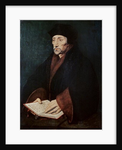 Portrait of Desiderius Erasmus of Rotterdam by Hans Holbein the Younger