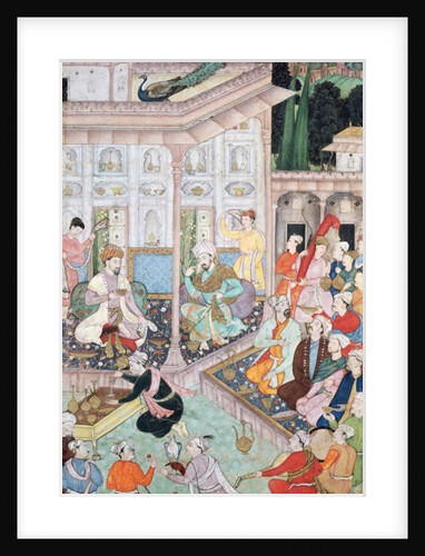 Meeting between Babur and Bedi Az Zaman Mirza, 16th-17th century by School Indian