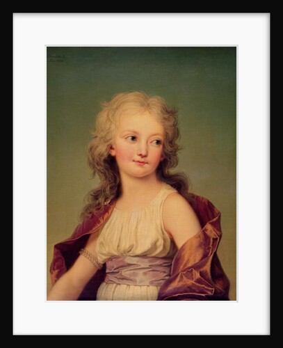 Portrait of Marie-Therese Charlotte of France Duchess of Angouleme, 1786 by Adolf Ulrich Wertmuller