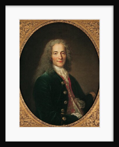 Portrait of Voltaire after 1718 by Nicholas de Largilliere