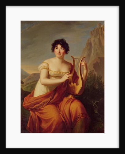 Madame de Stael as Corinne by Firmin Massot