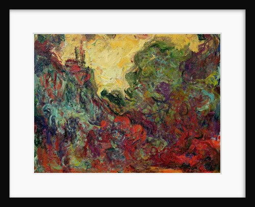 The Artist's House from the Rose Garden, 1922-24 by Claude Monet