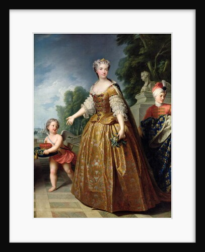 Portrait of Marie Leczinska after 1725 by Francois Stiemart