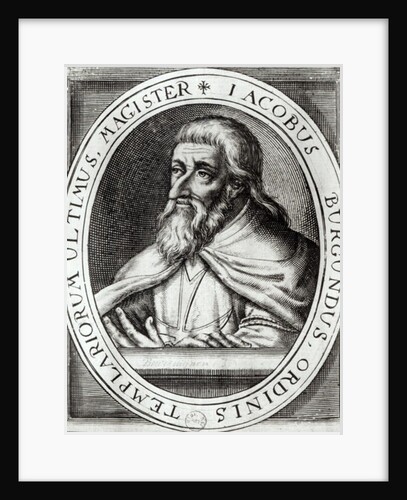 Jacques de Molay Master of the Knights Templars by School French