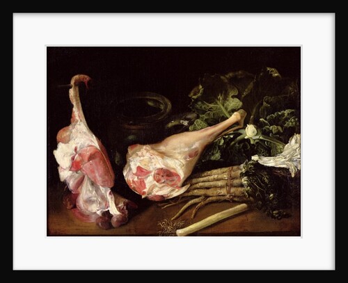 Kitchen Table, Still Life by Michel-Honore (attr. to) Bounieu