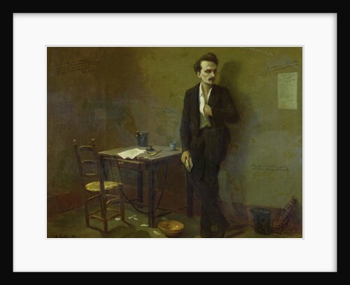 Henri Rochefort in Mazas Prison, 1871 by Armand-Desire Gautier