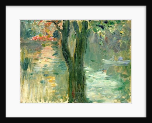 Sunset over the Lake, Bois de Boulogne, 1894 by Berthe Morisot