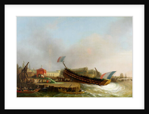 Napoleon and Marie-Louise at the Launch of 'The Friedland' at Antwerp, 2nd May 1810 by Mathieu Ignace van Bree