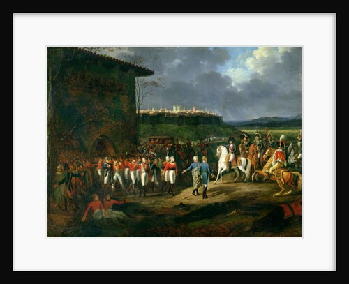 The English Prisoners at Astorga Being Presented to Napoleon Bonaparte in 1809, 1810 by Hippolyte Lecomte