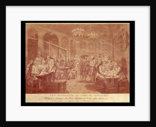 Interior of the Cafe Manouri by Jacques Treton de Vaujas