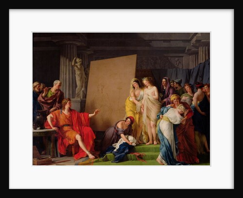 Zeuxis Choosing Models from the Beautiful Women of Croton, 1789 by Francois Andre Vincent