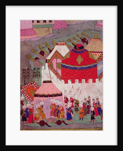 TSM H.1524 Siege of Vienna by Suleyman I the Magnificent, in 1529 by Islamic School