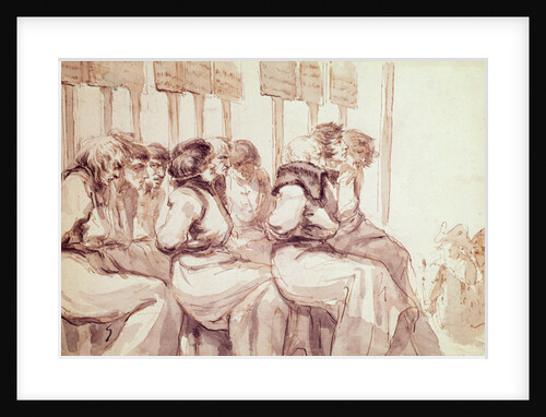 Members of the revolutionary committee of the Red Bonnet faction, late 18th century by Dominique Vivant Denon