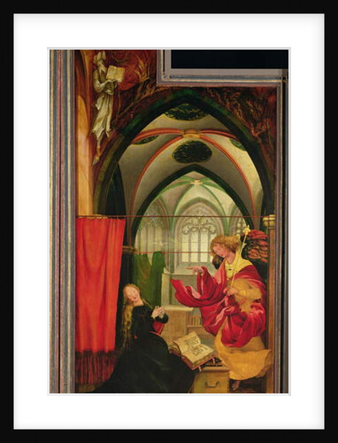 The Annunciation from the Isenheim Altarpiece by Matthias Grunewald