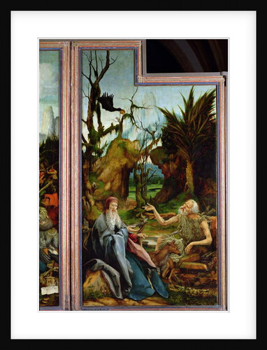 St. Anthony and St. Paul by Matthias Grunewald