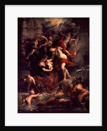 The Medici Cycle: The Birth of Marie de Medici 26th April 1573, 1621-25 by Peter Paul Rubens