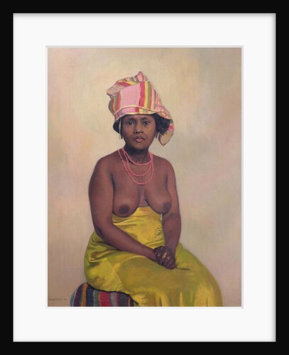 African Woman, 1910 by Felix Edouard Vallotton