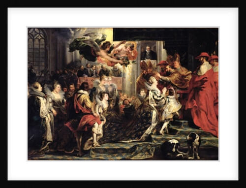 The Coronation of Marie de Medici at St. Denis, 13th May 1610, 1621-25 by Peter Paul Rubens