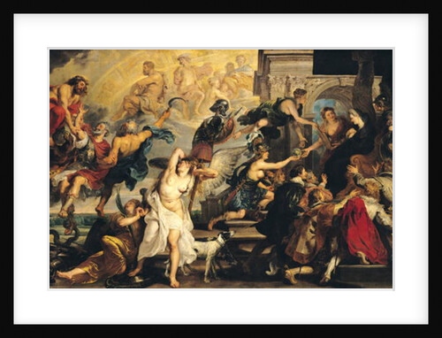 The Apotheosis of Henri IV and the Proclamation of the Regency of Marie de Medici, 1622-25 by Peter Paul Rubens