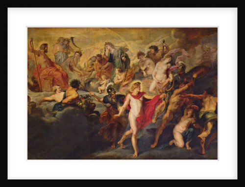 The Medici Cycle: Council of the Gods for the Spanish Marriage, 1621-25 by Peter Paul Rubens
