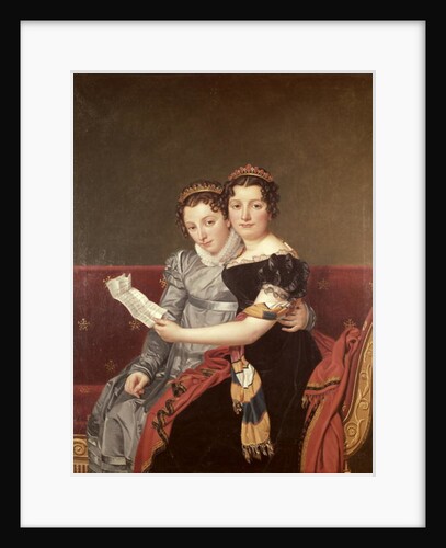 Zenaide and Charlotte Bonaparte, 1822 by Jacques Louis David