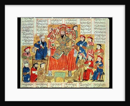 A Sultan and his Court by Persian School
