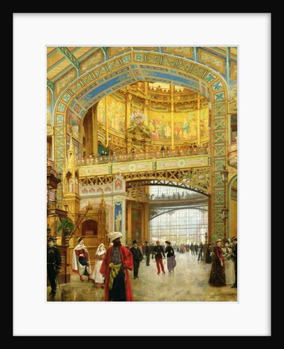 The Central Dome of the Universal Exhibition of 1889 by Louis Beroud