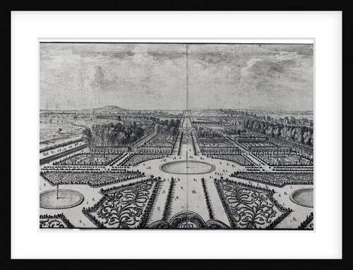 The Tuileries Garden by Israel the Younger Silvestre